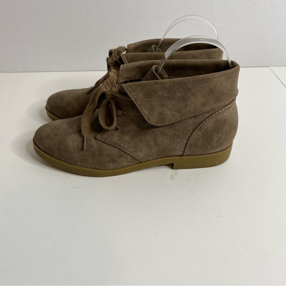 Women's Indigo‎ Rd Aimee Lace up Tan/Taupe Ankle Boots Size 7.5 - Picture 3 of 7